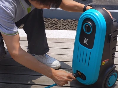 STG-TRAVEL-A High-Pressure Cleaning Machine With Pull Rod